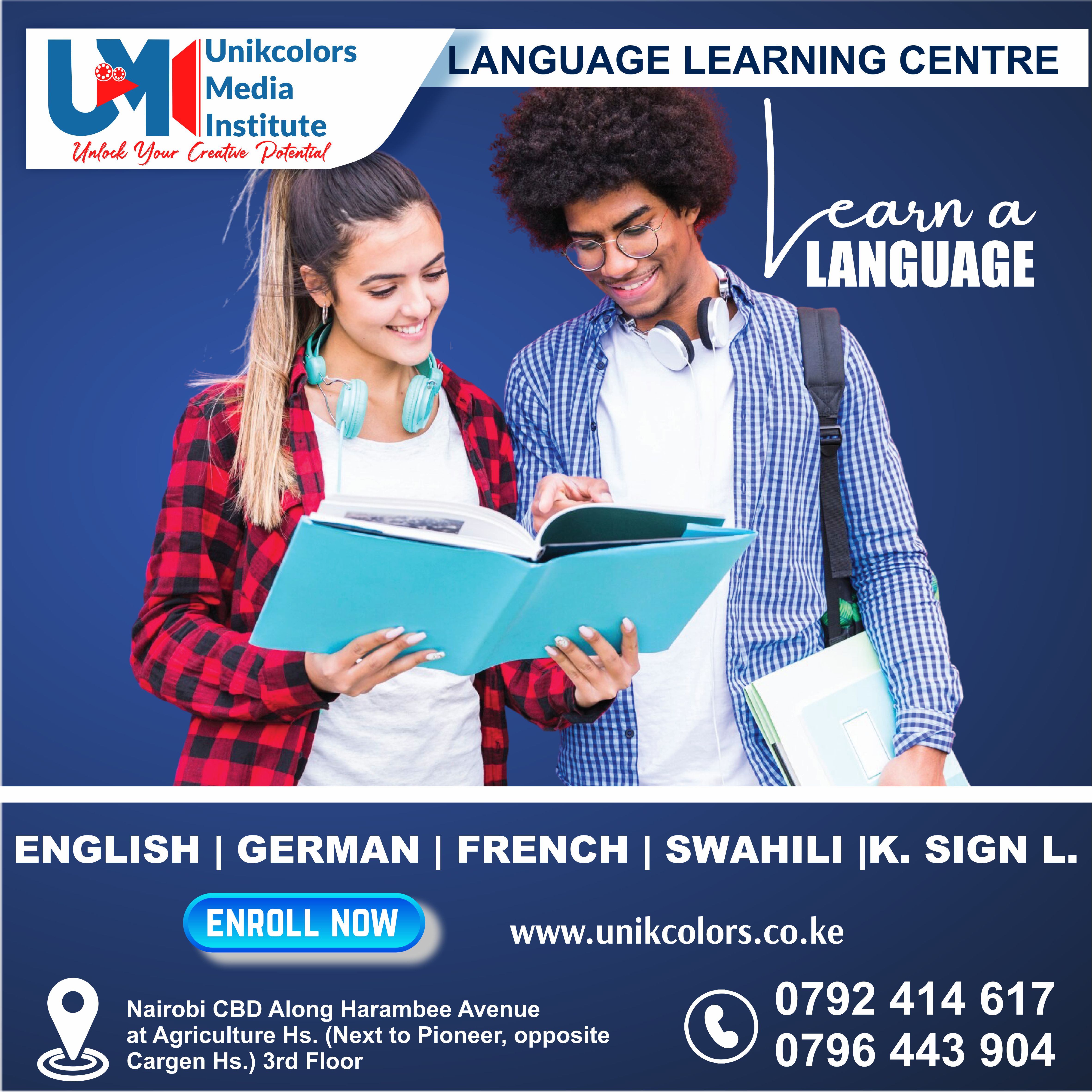LANGUAGE TRAINING CENTRE - GERMAN | ENGLISH | FRENCH | CHINESE | SPANISH | SWAHILI | KENYA SIGN LANG